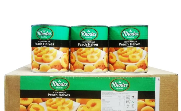 ĐÀO ngâm RHODES - Lon 825gr