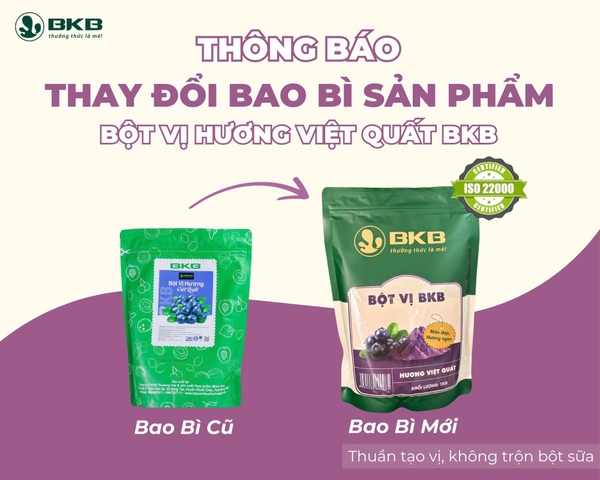 Bột vị hương Việt Quất BKB - Gói 1kg (Mua 10 gói giảm 3k/1 gói)