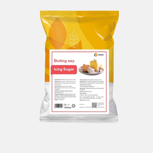Đường Xay ICING SUGAR Farina - Gói 1kg