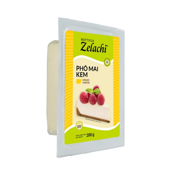 Phô Mai Kem Cream Cheese ZELACHI - Cục 200gr