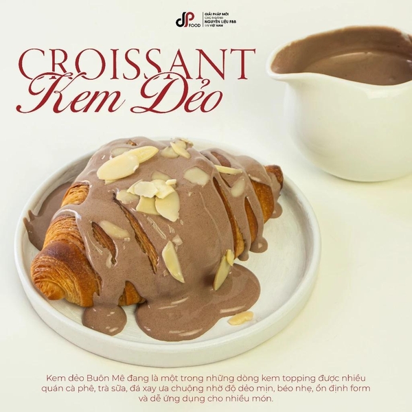 Bột Kem Dẻo Vị Cacao DPFOOD - Gói 500gr