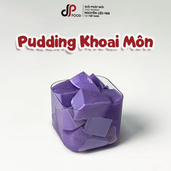 Bột PUDDING Vị Khoai Môn DPFOOD - Gói 500gr