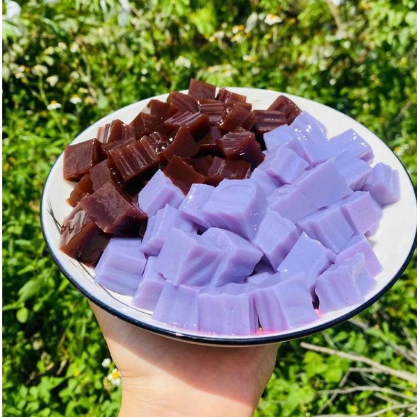 Bột PUDDING Vị Khoai Môn DPFOOD - Gói 500gr