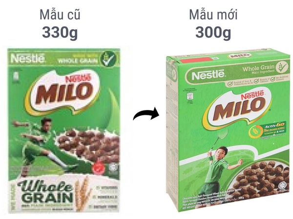 Ngũ Cốc NESTLE MILO vị SOCOLA - Hộp 300gr
