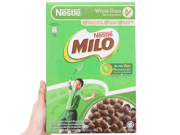 Ngũ Cốc NESTLE MILO vị SOCOLA - Hộp 300gr