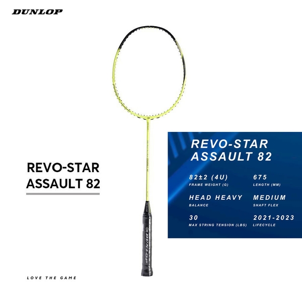 Vợt cầu lông Dunlop Revo Star Assault 82 - Vợt công