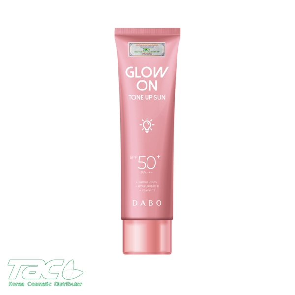 KEM CHỐNG NẮNG NÂNG TONE HỒNG DABO GLOW ON TONE-UP SUN ROSY PINK SPF50+ PA+++