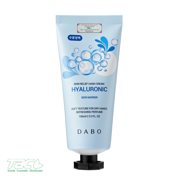 Kem dưỡng da tay Hyaluronic cấp ẩm tạo hàng rào bảo vệ da - DABO SKIN RELIEF HAND CREAM HYALURONIC 100ML