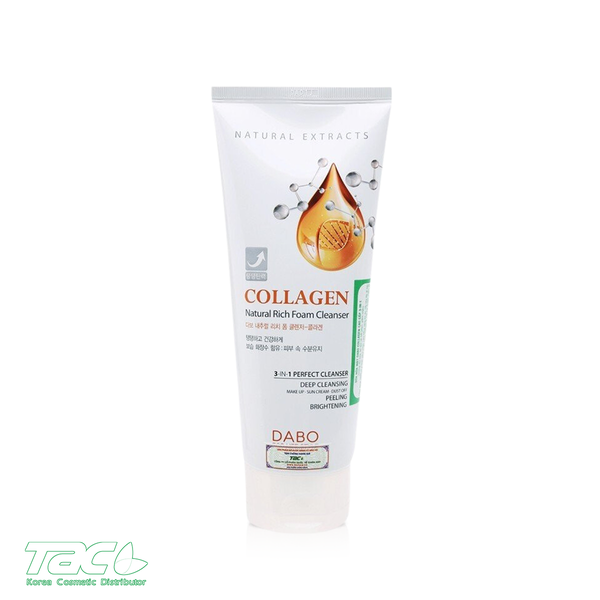 Sữa rửa mặt Dabo Collagen cao cấp 3in1 180ml