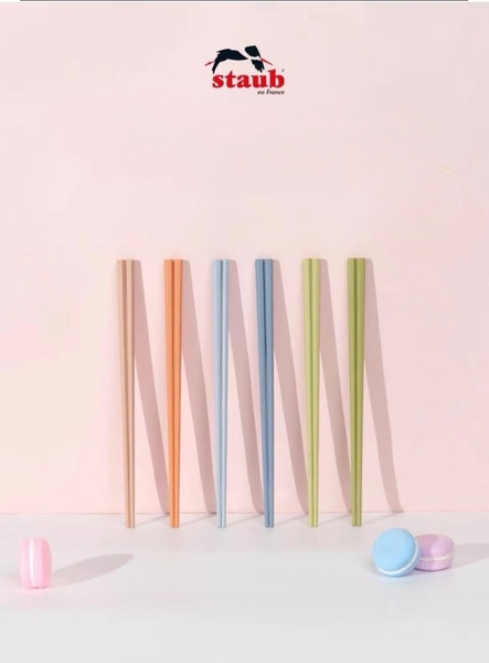 Bộ bát đũa thìa sứ Staub Macaron 18 món Shop Hàng Đức