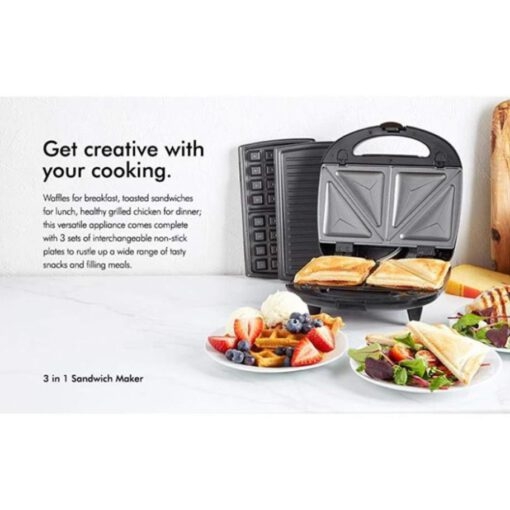 Máy Nướng Bánh Vonshef Waffel 3 In 1 Phương mart