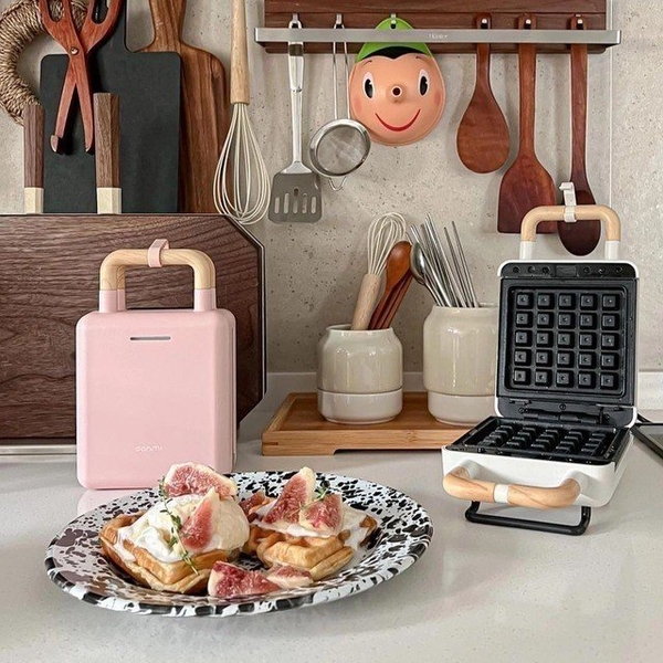 MÁY DANMI DA-SAN01 KẸP SANDWICH, LÀM BÁNH WAFFEL 2 IN 1 nội địa Hàn