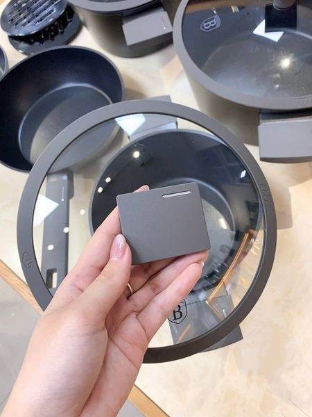Bộ nồi Berlinger Haus BH/8140 10 món màu than đen