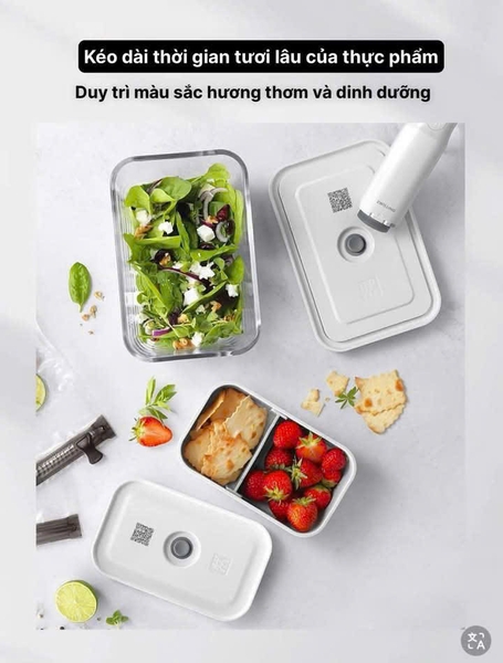 Bộ hút chân không Zwilling 26 món - Fresh & Save bảo quản thực phẩm