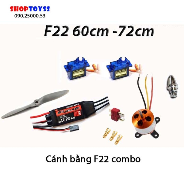 may bay canh bang lắp ráp kit F22