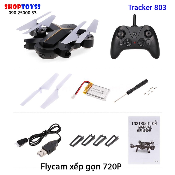 may bay quay phim flycam fx803 tracker