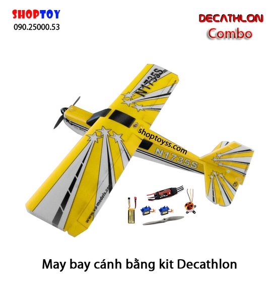 Máy bay cánh bằng combo kit decathlon CB shoptoy 1