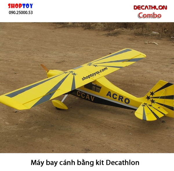 Máy bay cánh bằng combo kit decathlon CB shoptoy 2