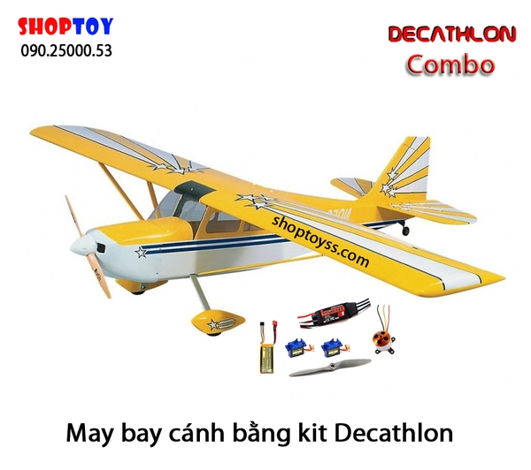 Máy bay cánh bằng combo kit decathlon CB shoptoy