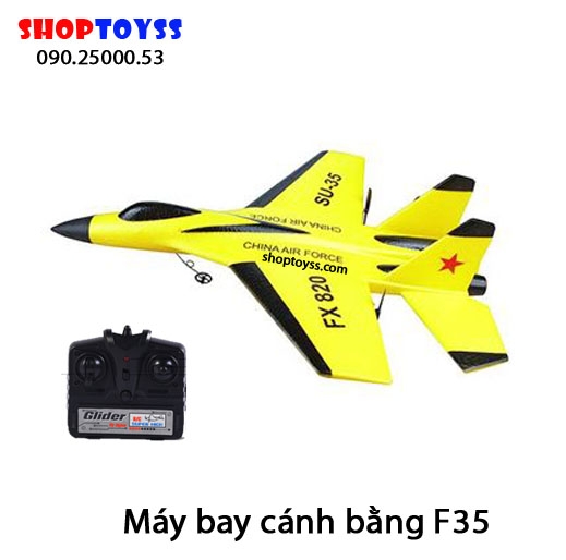 Máy bay cánh bằng điều khiển f35 rc airplane 2.4ghz 40cm