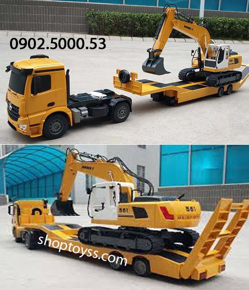Xe container điều khiển từ xa tự tháo công 2.4ghz e562 shoptoy 1