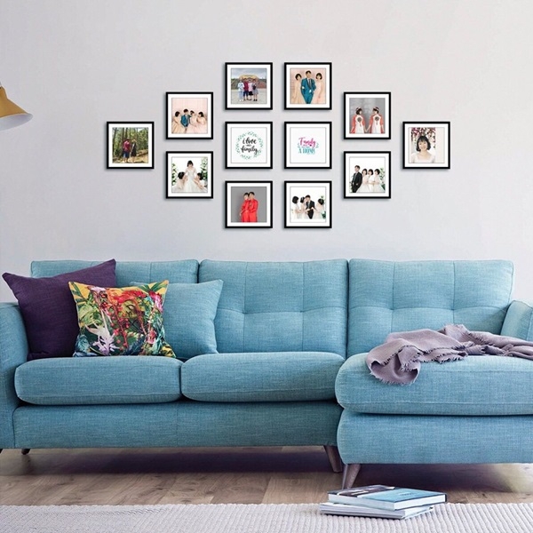 Cách treo khung ảnh không cần đóng đinh nghệ thuật và đẹp