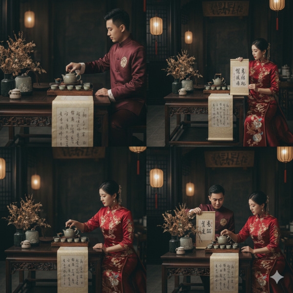 25 Bộ ảnh cưới Trung Quốc xu hướng hiện đại và cổ điển