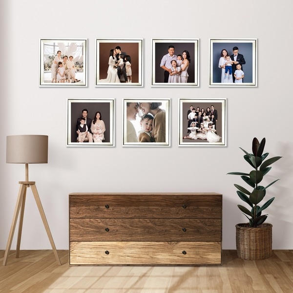 In ảnh gia đình và đóng khung ảnh treo tường đẹp, cao cấp