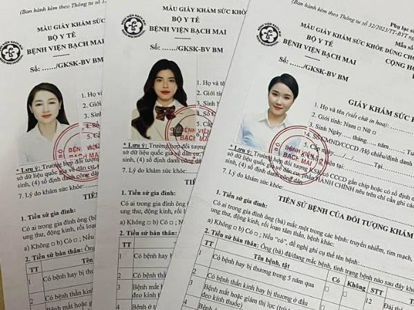 Ảnh thẻ khám sức khỏe và những quy định về kích cỡ ảnh