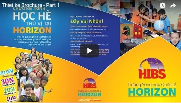Hướng dẫn cách thiết kế brochure ảnh