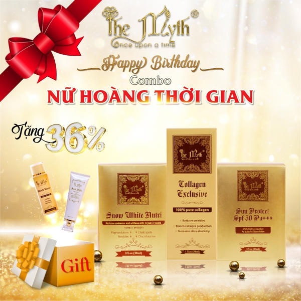 COMBO “Nữ Hoàng Thời Gian” – Bí Quyết Cho Làn Da Trẻ Mãi Tuổi 20