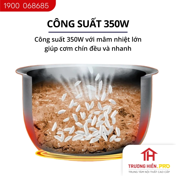 nồi cơm kim cương mang đến bữa ăn trọn vị