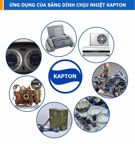 Băng dính Kapton là vật liệu đa năng, hữu ích trong nhiều ngành công nghiệp