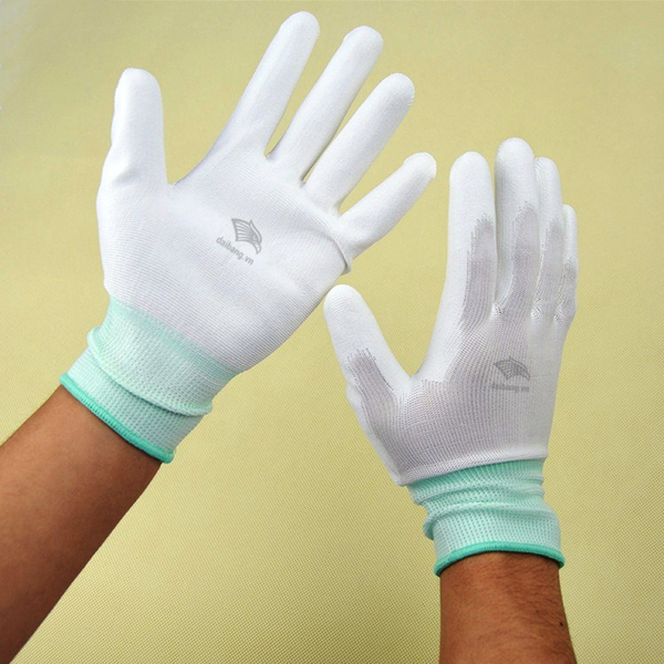 Bao tay phủ PU chống tĩnh điện sợi carbon - Bảo vệ tối ưu cho ngành điện tử