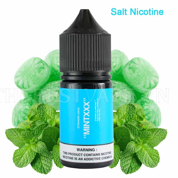 Tinh dầu vape salt nicotine MINTXXX 35Ni Strangr Juice shisha thuốc lá điện tử
