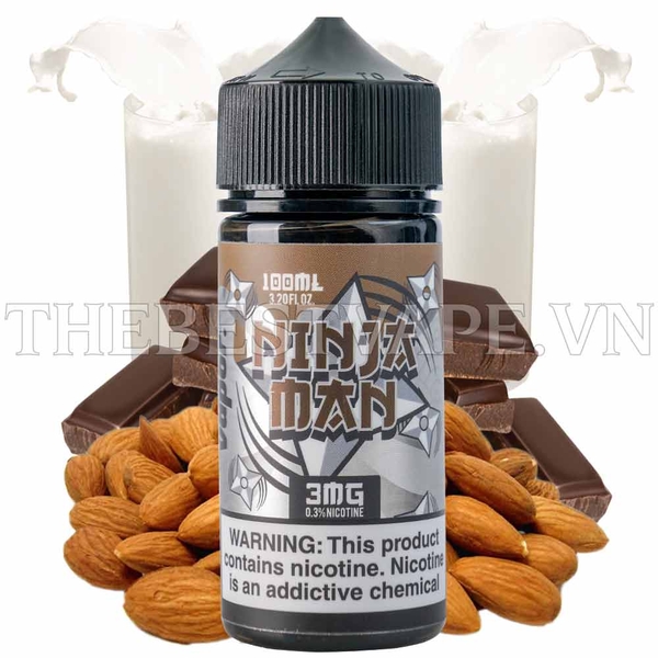 Bán tinh dầu vape mỹ thuốc lá shisha điện tử NINJA MAN 100ml