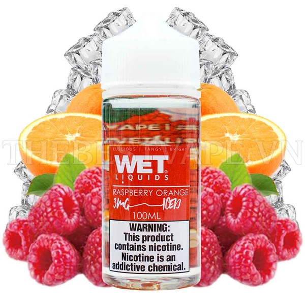 Bán tinh dầu vape mỹ shisha thuốc lá điện tử RASBERRY ORANGE