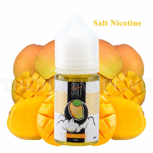  Tinh dầu vape mỹ SaltNicotine SuperSalt Mango 30Ni