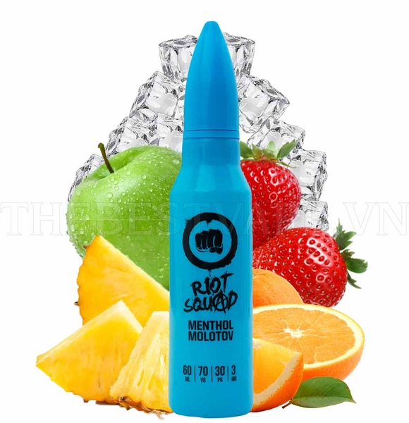 Tinh dầu vape UK shisha thuốc lá điện tử Menthol Molotov 60ml