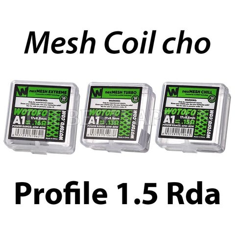 Wotofo - PROFILE V1.5 RDA - Mesh Coil ( dây đốt )