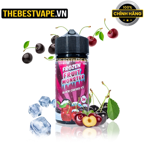 Monster Vape Labs ( Frozen Fruit ) BLACK CHERRY ICE ( Cherry Đen Lạnh