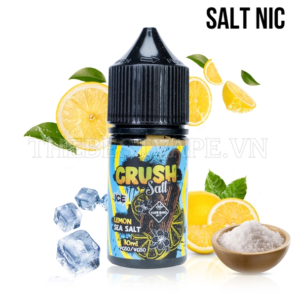 Crush - ICE LEMON SEA ( Nước Chanh Muối ) - Salt Nicotine