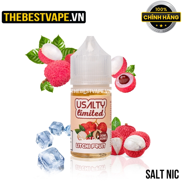 Usalt ( Limited ) LITCHI FRUIT ( Vải Lạnh ) Salt Nicotine