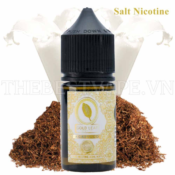 GoldLeaf-  ACAPULCO ( Thuốc Lá Vanilla ) - Salt Nicotine