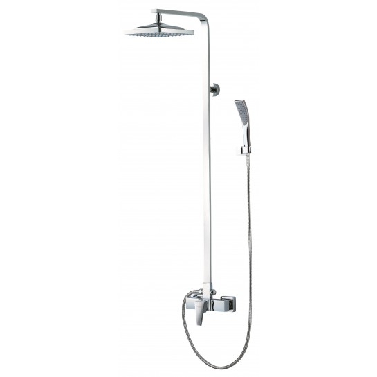 Sen Tắm Cây Nóng Lạnh Bát Vuông Tay Sen 1 chế độ CAESAR S648C