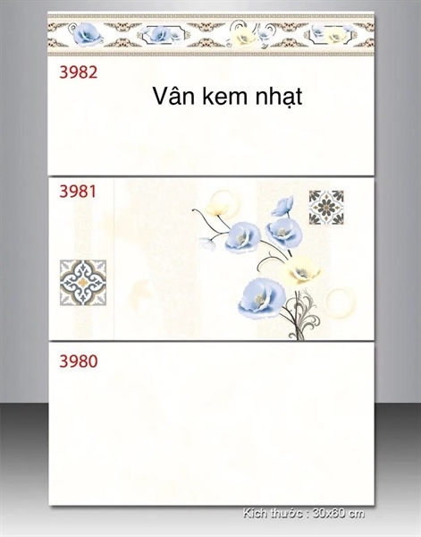 Gạch 30x60 3982 Viền L1 siêu bóng