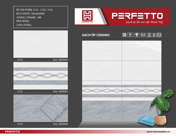 Gạch ốp tường 30x60 2733