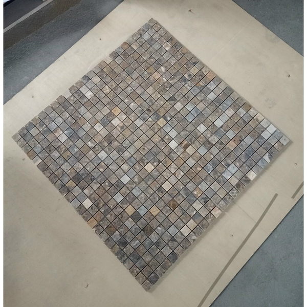 MOSAIC Đá tự nhiên dăm kết vàng ô 23mm M23-06