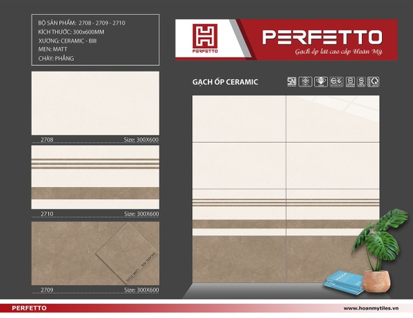 Gạch ốp tường 30x60 2708