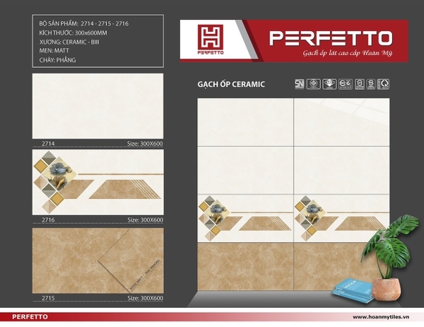 Gạch ốp tường 30x60 2714
